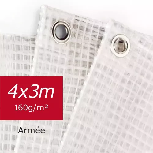 bache protection 4x3 pluie et grele