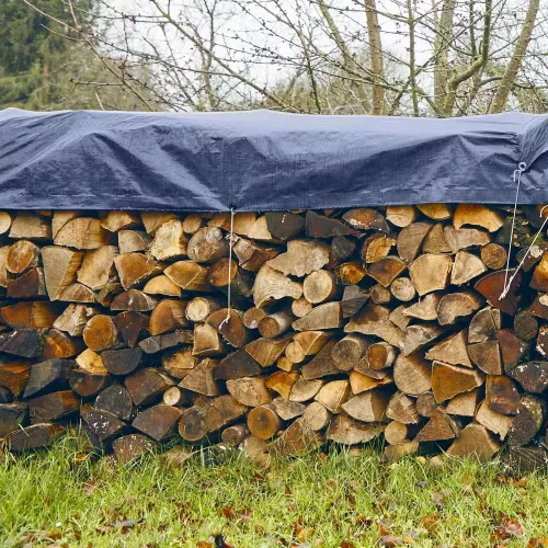 bache hivernage bois