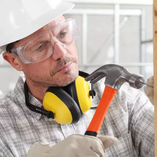 sur lunette de protection