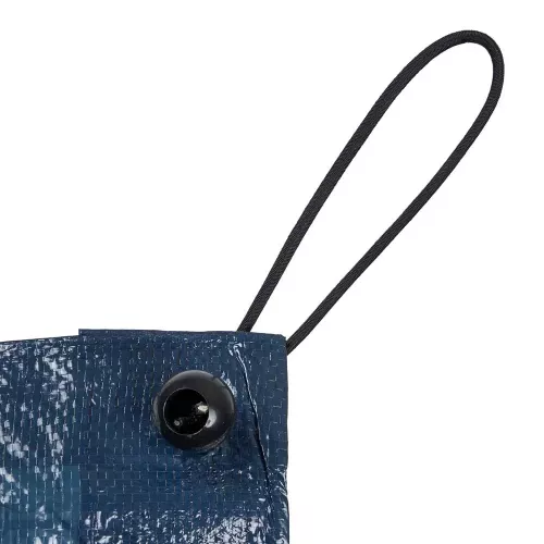 boule bloque l'élastique à l'oeillet de la bache