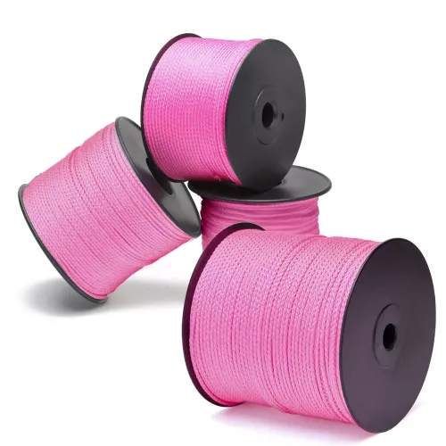 corde tressée fuchsia